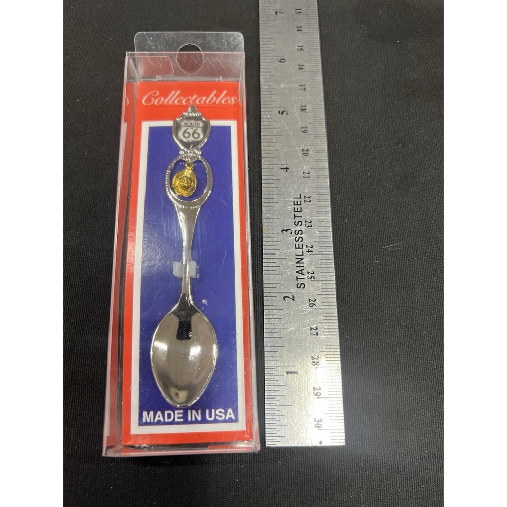 Route‎ 66 Collectible State Spoon With Dangling Hat New In Box